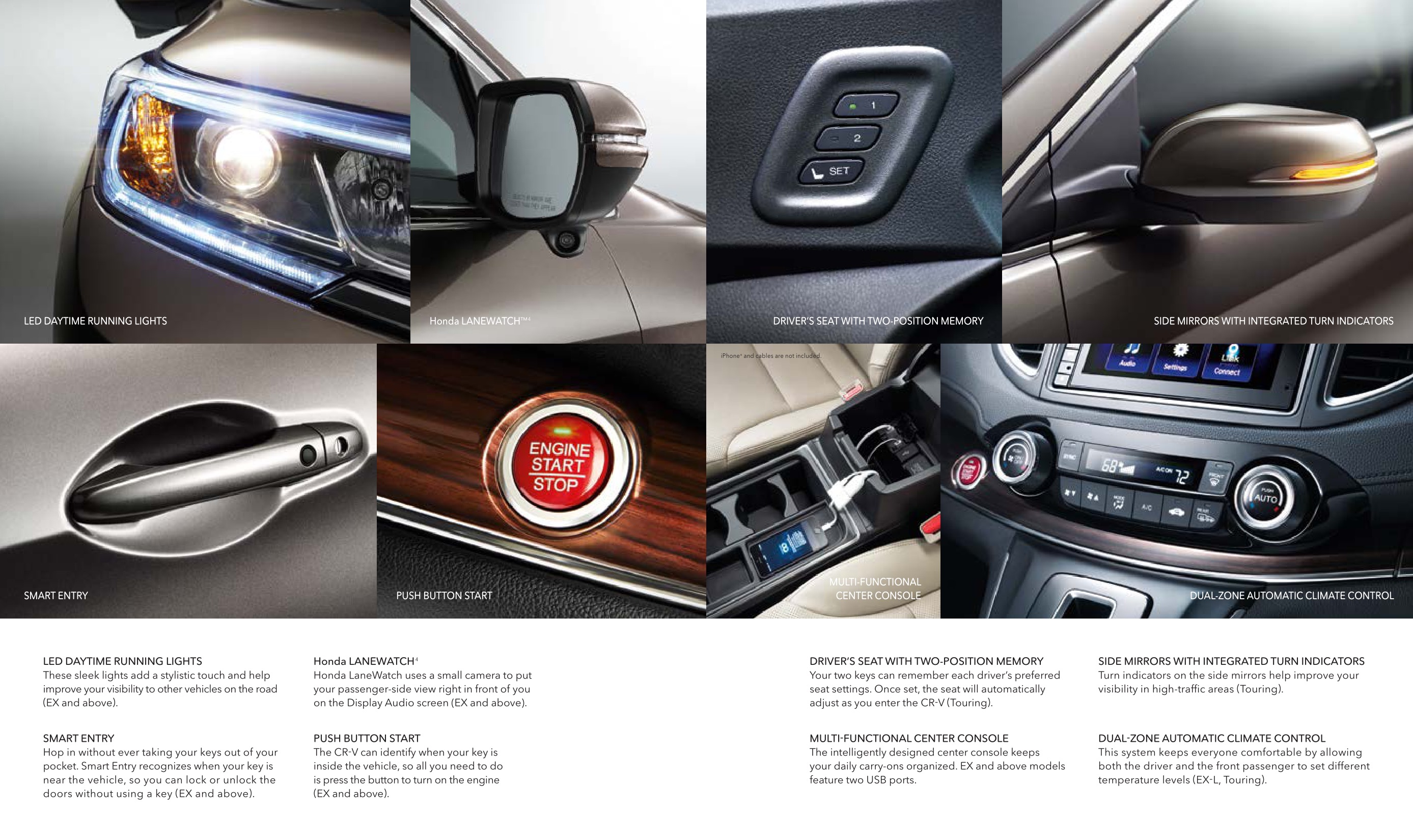 2016 Honda CR-V Brochure Page 8